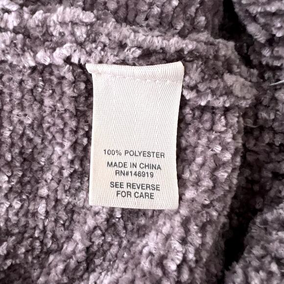 Mudd Purple Chenille V Neck Sweater - Picture 7 of 8
